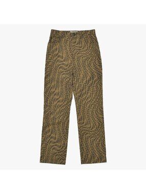 Fendi Sarah Coleman Zucca Pattern Fish Eye Logo Brown